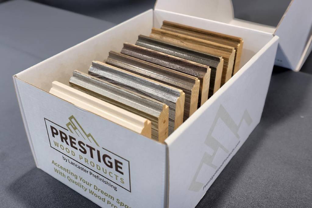 wood and paint color combinations sample box