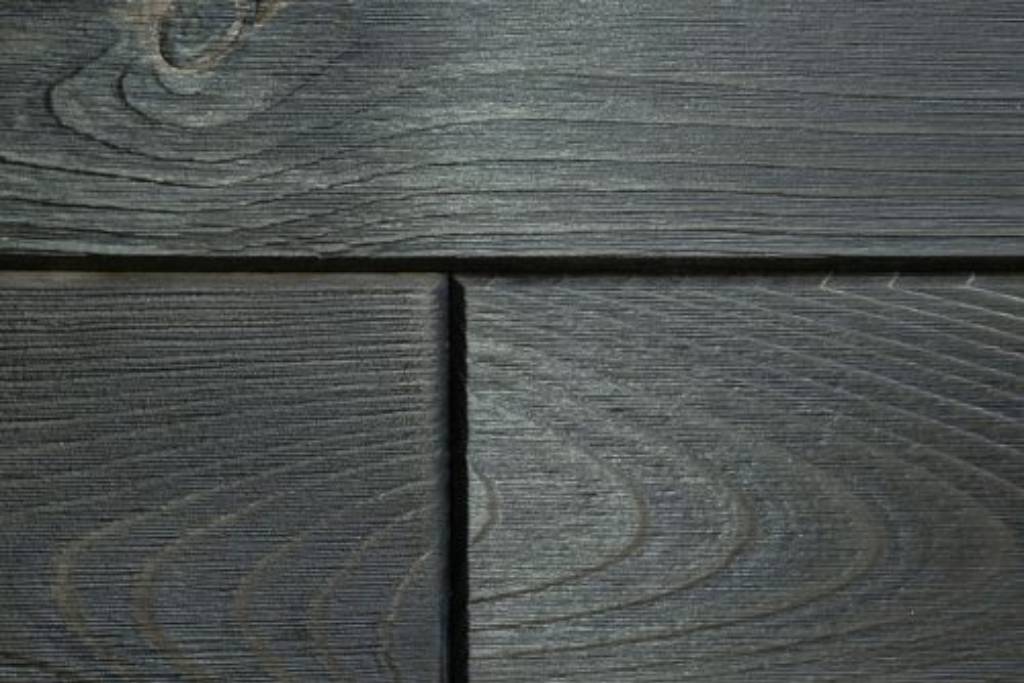 gray wood panels ebony dark color