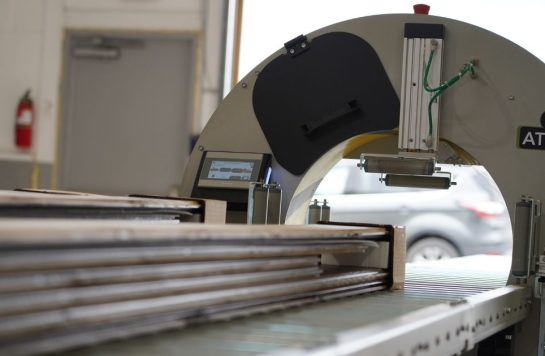 wood panel warehouse machine belt