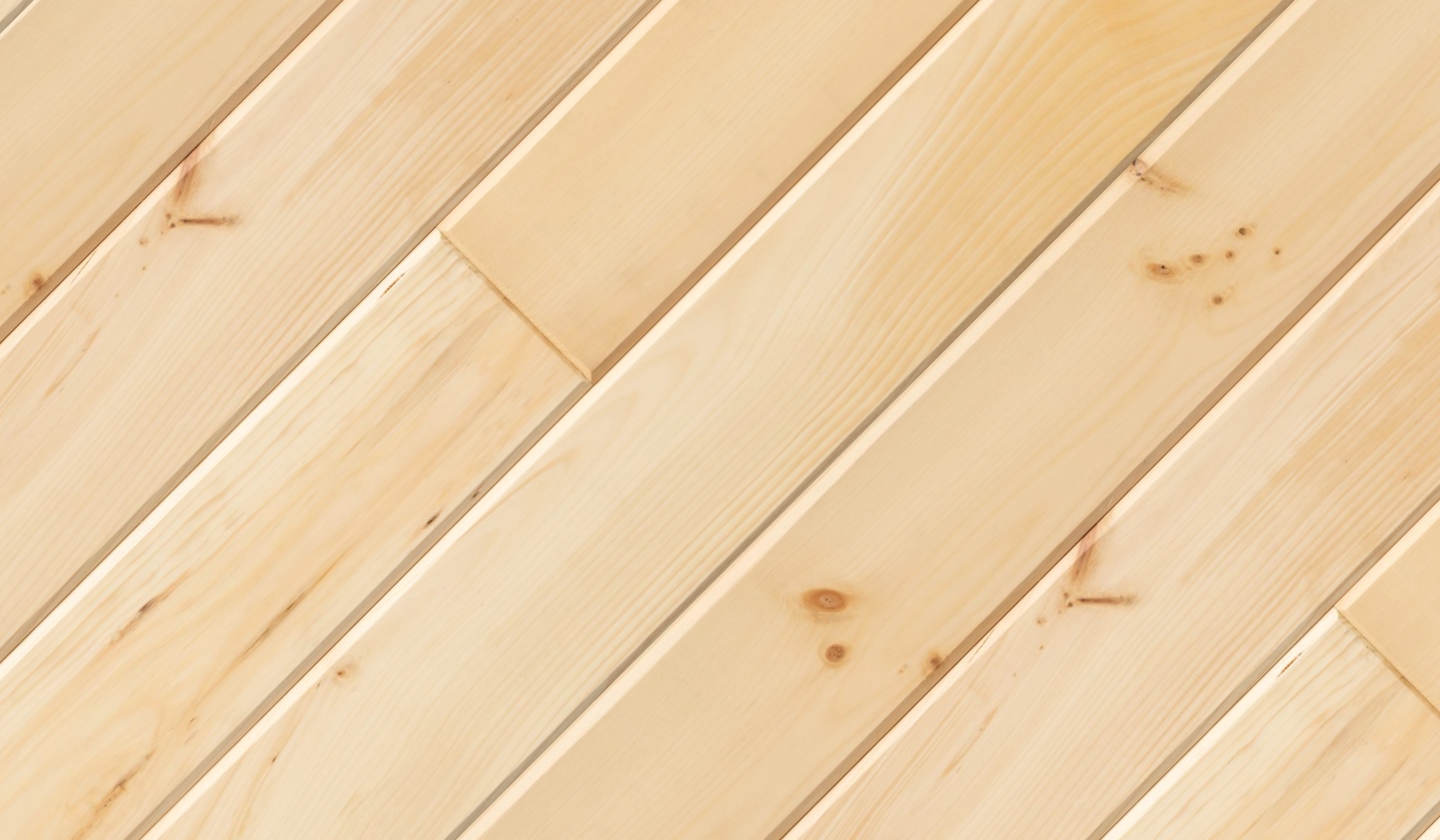 diagonal DIY half Wall Design Idea with clear stained wood